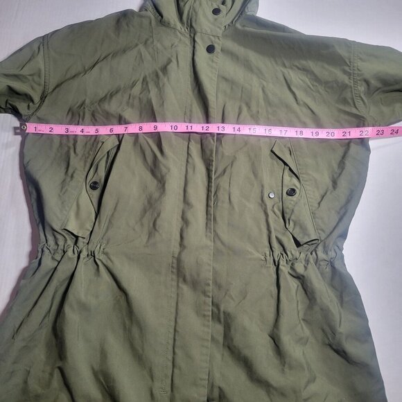 Everlane Women's The City Anorak Hooded Jacket Surplus Olive Green Size S - Picture 12 of 16